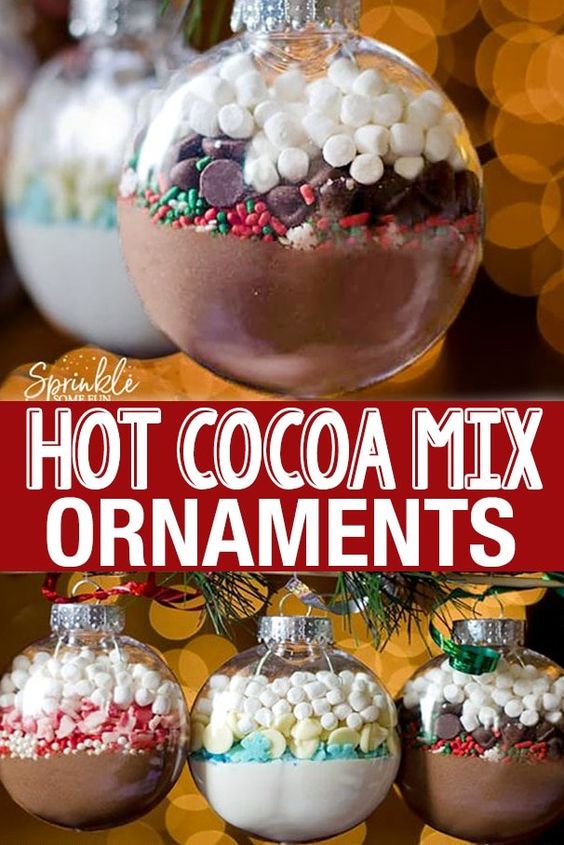 Hot Cocoa Mix Ornaments
