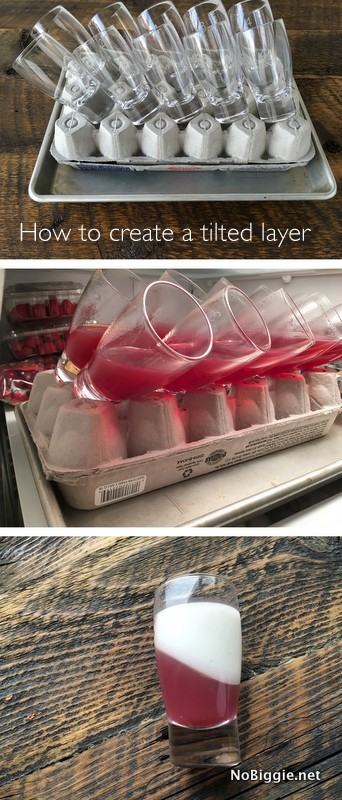 How to create a tilted layer panna cotta | NoBiggie.net
