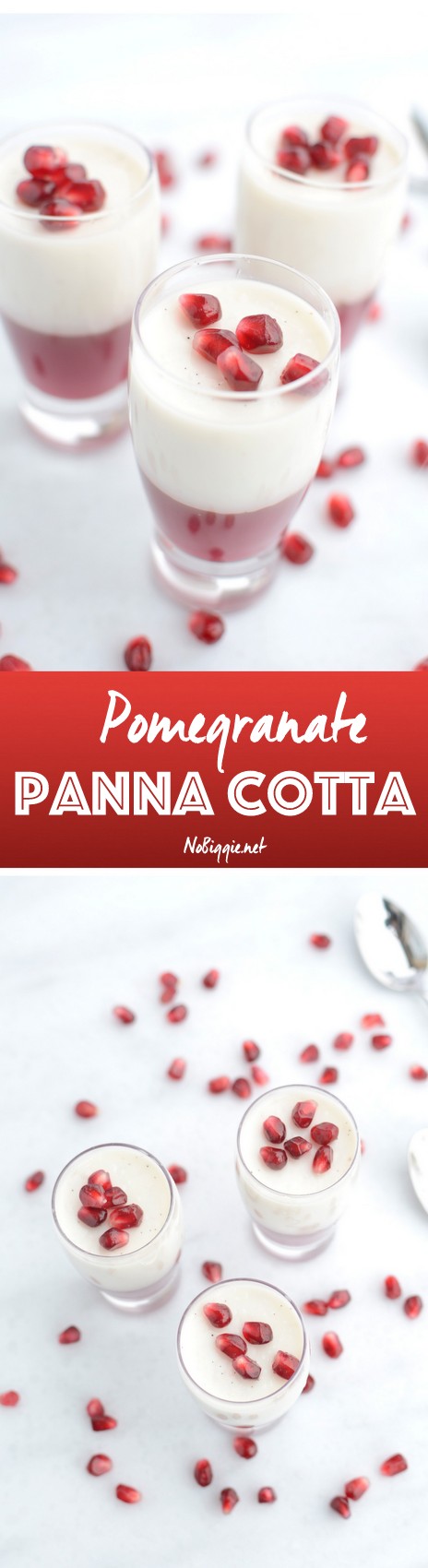 Pomegranate Panna Cotta | NoBiggie.net