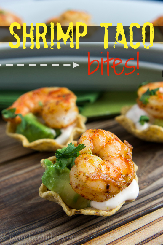 Shrimp taco bites | 25+ NYE party ideas