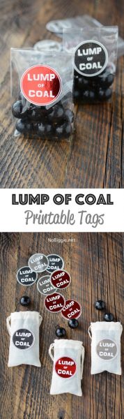 Lump of Coal Printable | NoBiggie
