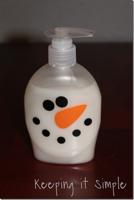 snowman soap | 25+ Winter decor crafts