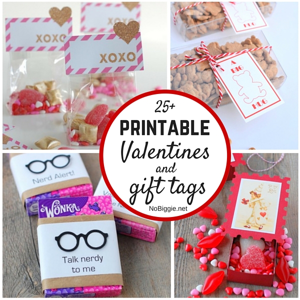 25+ printable Valentines and gift tags | NoBiggie.net