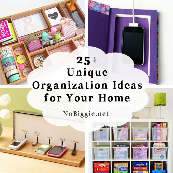 25+ organization ideas for the home | NoBiggie.net