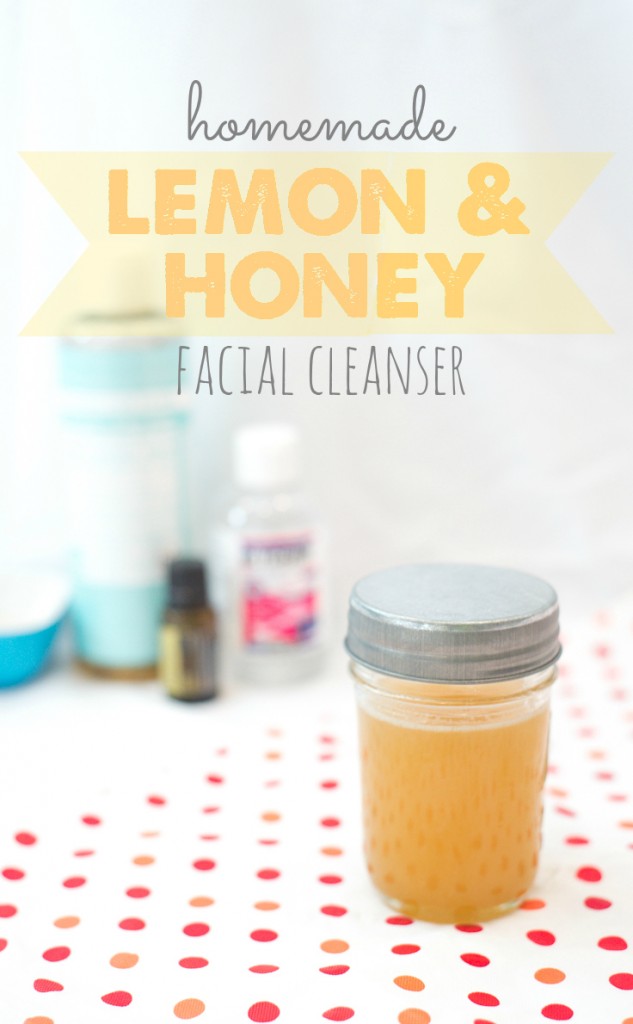 Lemon and Honey Homemade Face Cleanser | 25+ bath and body recipes