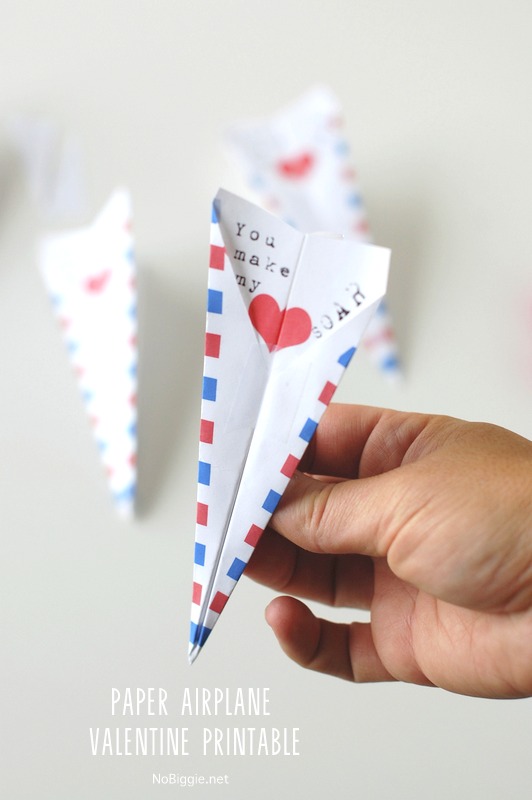 Paper Airplane Valentine