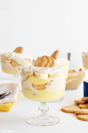 Peanut Butter Banana Pudding - girl scout cookie recipes