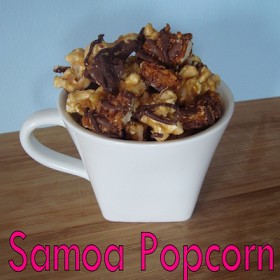 Samoa Popcorn | 25+ Girl Scout Cookie Recipes