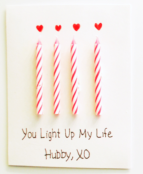 You Light Up My Life card