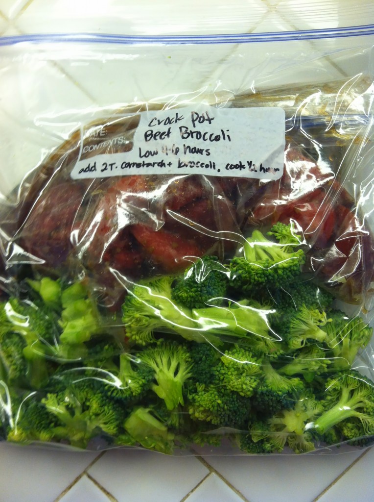 freezer crockpot Chinese beef broccoli | 25+ Freezer to Crockpot Meals