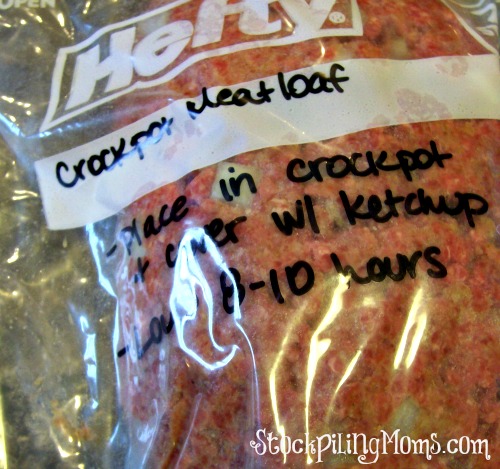 freezer to crockpot meat loaf | 25+ Freezer to Crockpot Meals