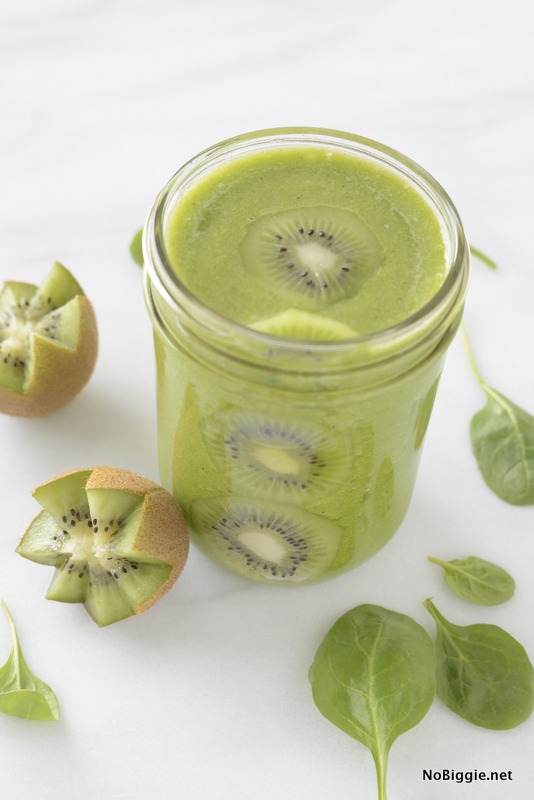 kiwi spinach smoothie