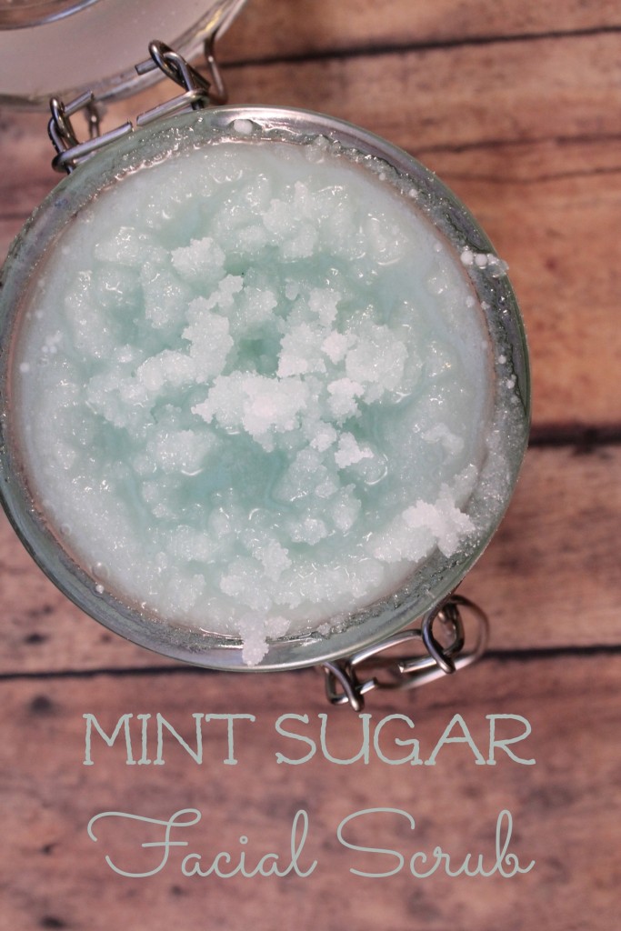 mint sugar facial scrub | 25+ bath and body recipes