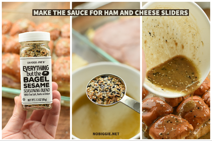 Easy Ham and Cheese Slider Sauce | NoBiggie.net
