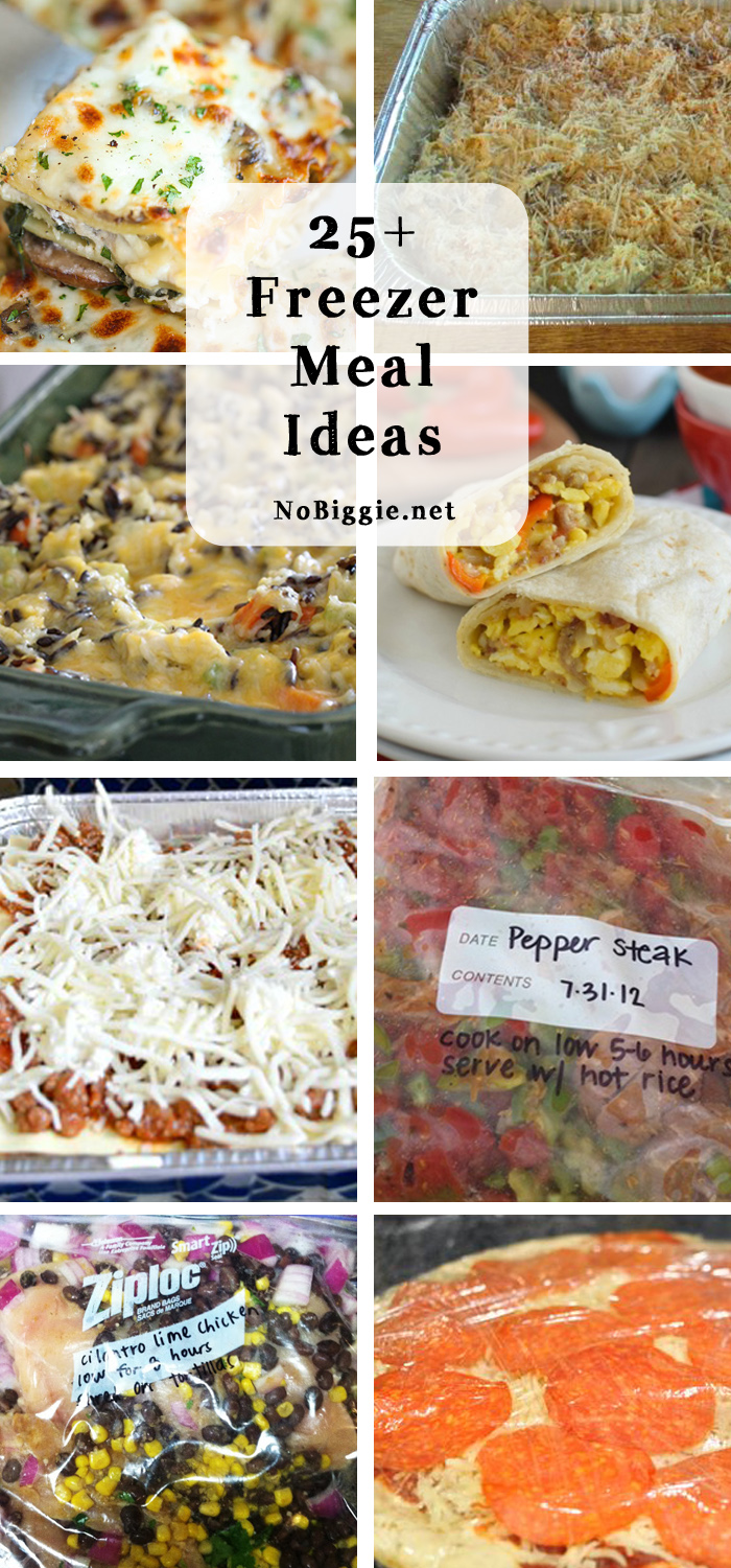 25+ freezer meal ideas | NoBiggie.net