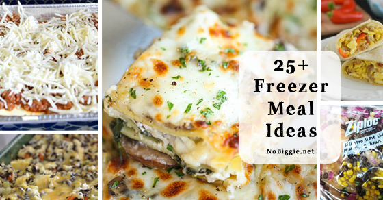 25+ Freezer Meal Ideas