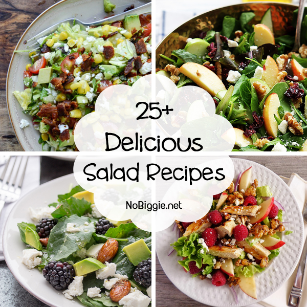 25+ salad recipes | NoBiggie.net