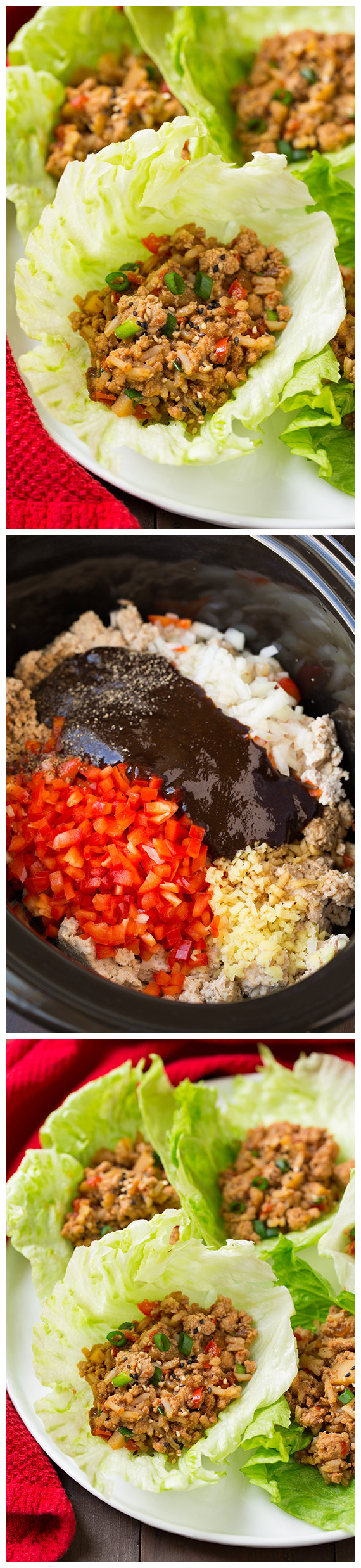 Asian Chicken Lettuce Wraps | 25+ slow cooker appetizer recipes