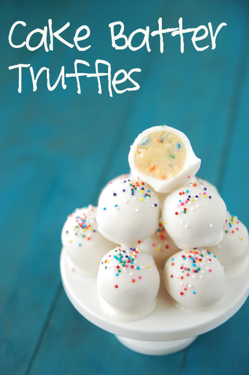 Cake Batter Truffles | 25+ No Bake Desserts
