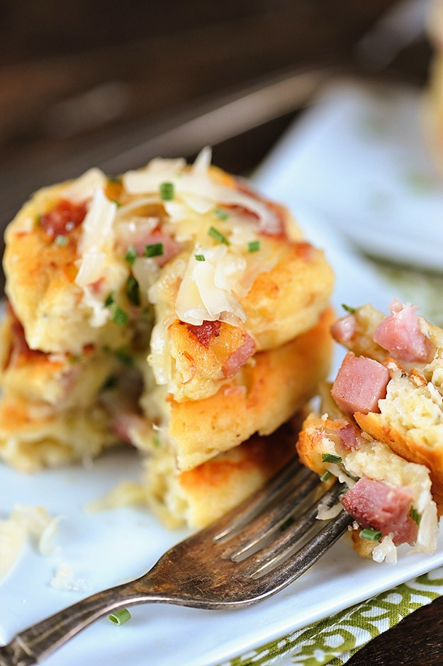 Ham and Cheese Potato Pancakes | 25+ Leftover Ham Recipes