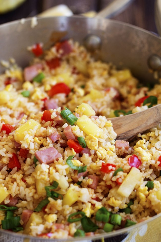 Hawaiian Fried Rice | 25+ Leftover Ham Recipes