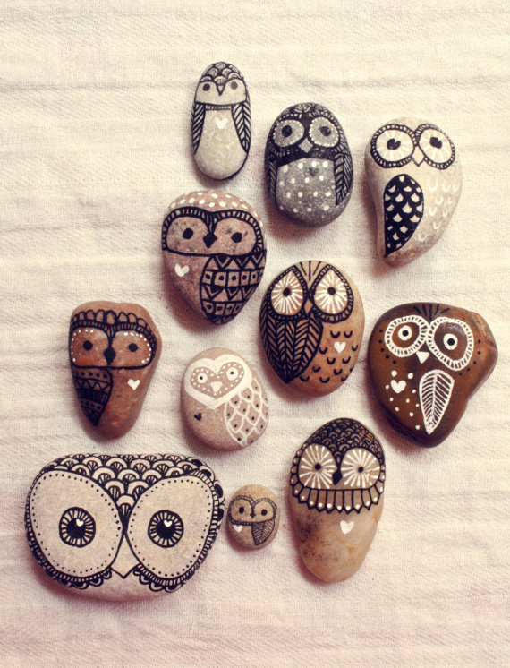 DIY sharpie Owl rocks | 25+ Sharpie Crafts