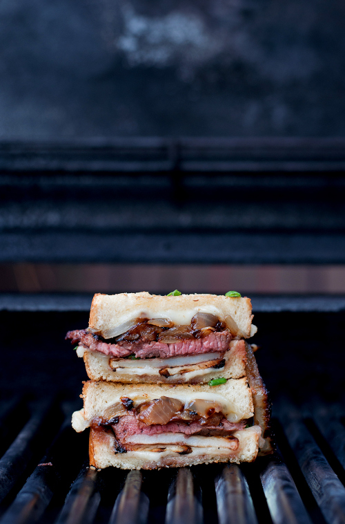 Steak and Potato Grilled Cheese | 25+ Leftover Steak Recipes