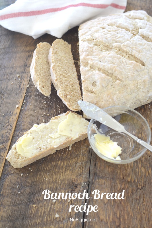 bannoch bread recipe | this bread is so good! (no yeast required) | NoBiggie.net