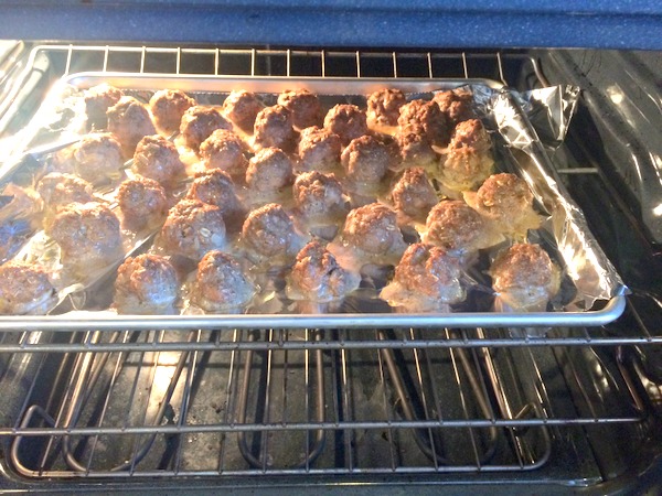 gluten free meatballs baked in the oven