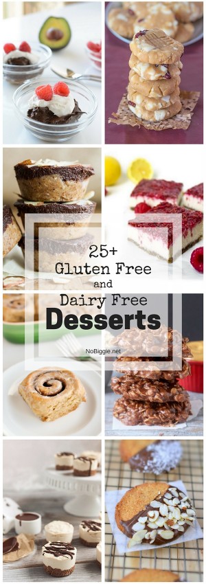 25+ Gluten Free and Dairy Free Desserts | NoBiggie