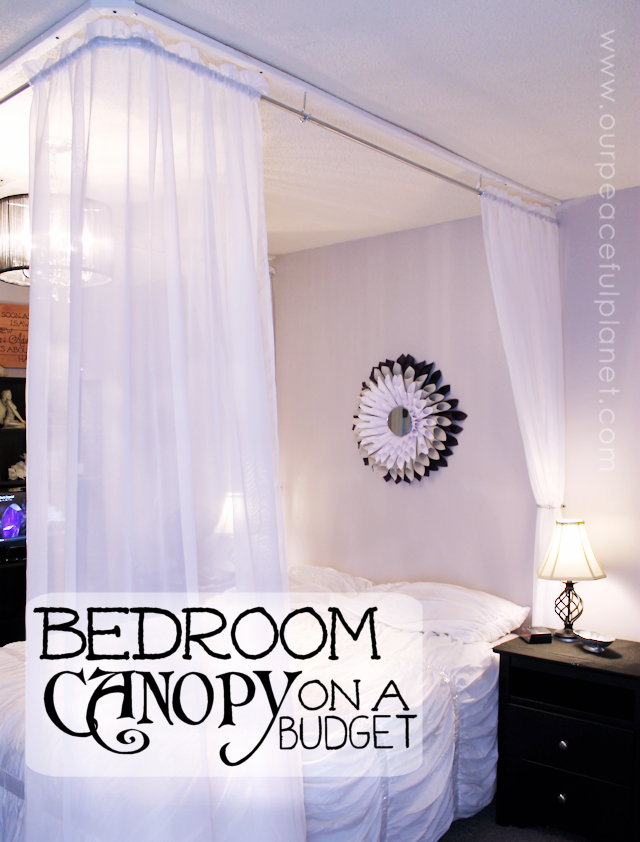 DIY Bed Canopy | 25+ things to make with PVC Pipe