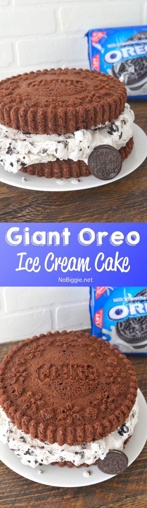 Giant Oreo Cookie Ice Cream Cake | NoBiggie.net