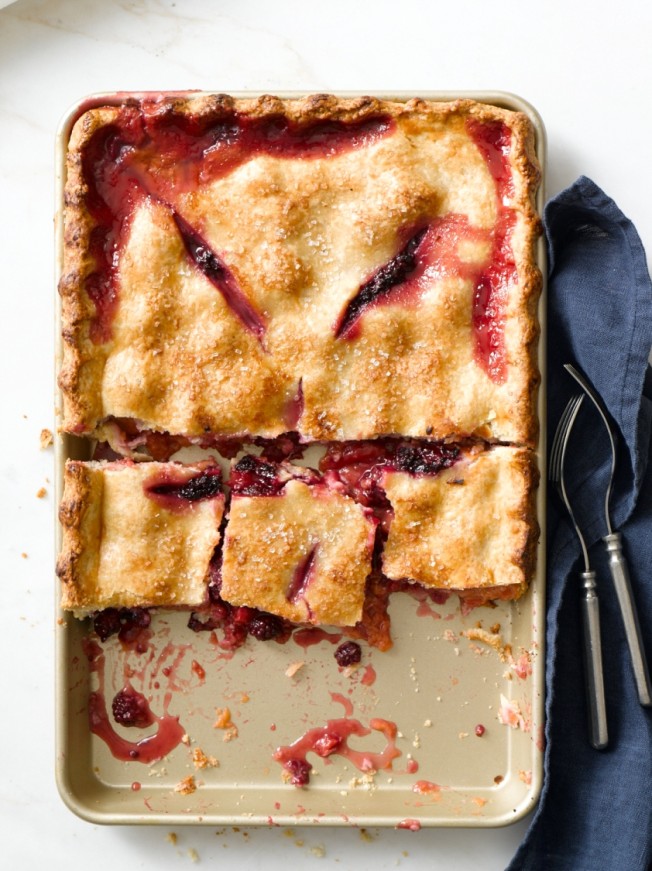 Gingered Peach-Blackberry Slab Pie | 25+ Fresh Berry Recipes