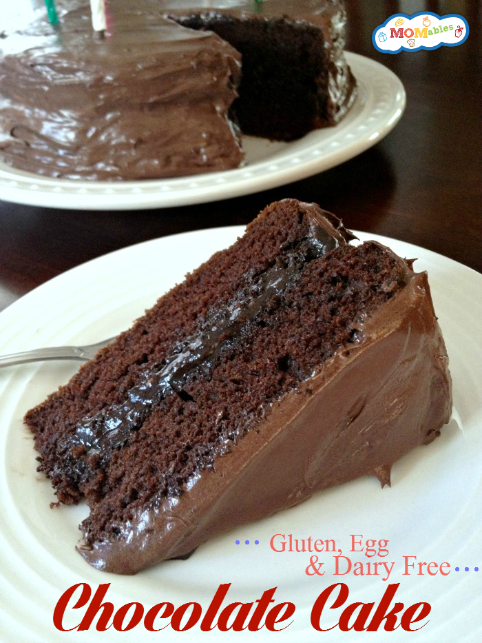 Gluten-, Egg- and Dairy-Free Chocolate Cake | 25+ Gluten Free and Dairy Free Desserts
