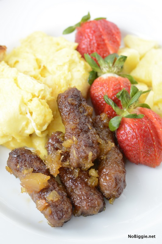 Hawaiian Breakfast Sausage so so good | NoBiggie.net