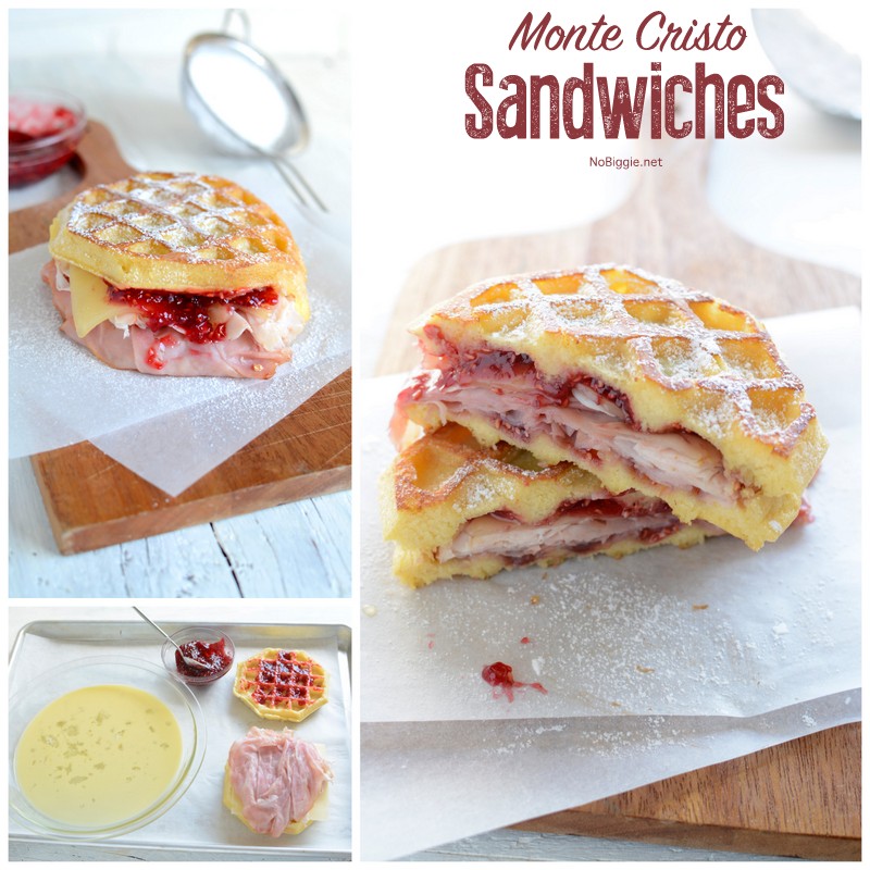 Monte Cristo Sandwich waffles | NoBiggie.net