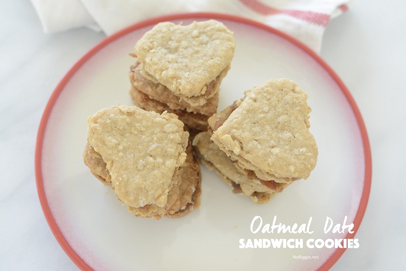 Oatmeal Date Sandwich Cookies NoBiggie
