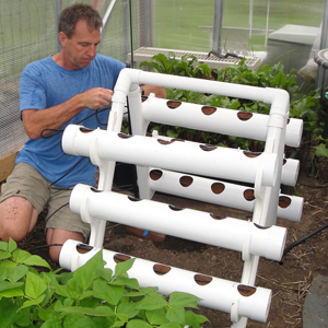 PVC A-frame garden | 25+ things to make with PVC Pipe