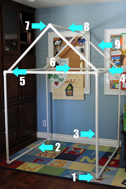 PVC Pipe Fort | 25+ things to make with PVC Pipe