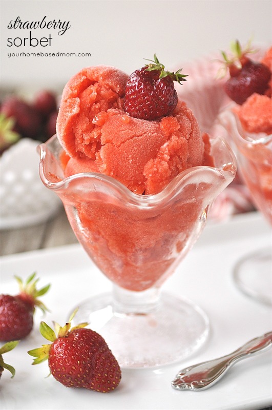 Strawberry Sorbet | 25+ Fresh Berry Recipes