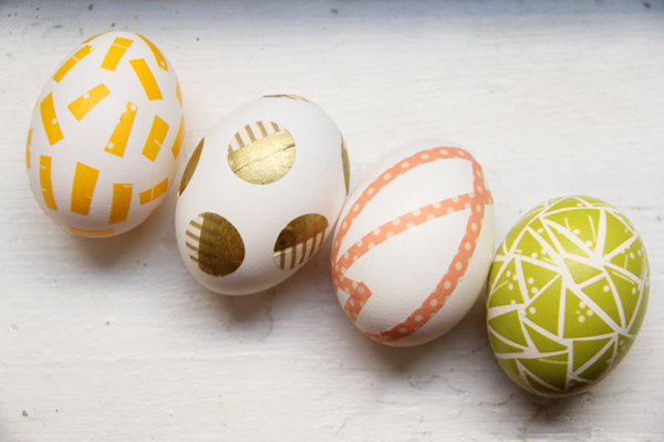 Washi Tape Eggs | 25+ MORE ways to decorate Easter Eggs