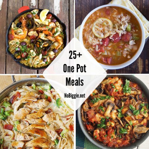 25+ One Pot Meals | NoBiggie