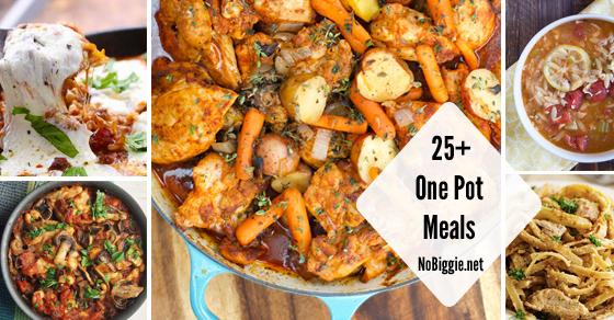 25+ One Pot Meals | NoBiggie.net