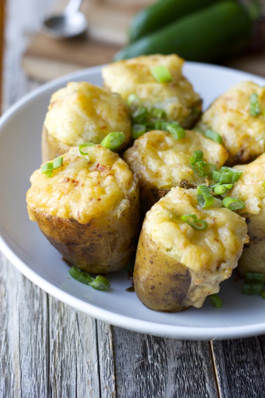 Chipotle Gouda and Jalapeno Twice Baked Potatoes | 25+ Potato Side Dishes