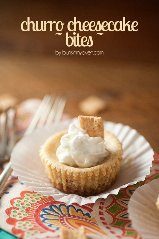Churro Cheesecake Bites | 25+ Churro Recipes