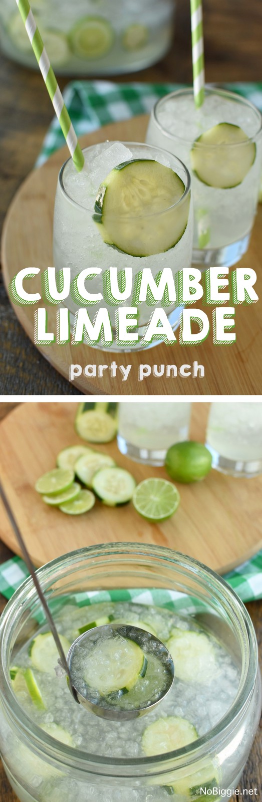 Cucumber Limeade party punch | NoBiggie.net