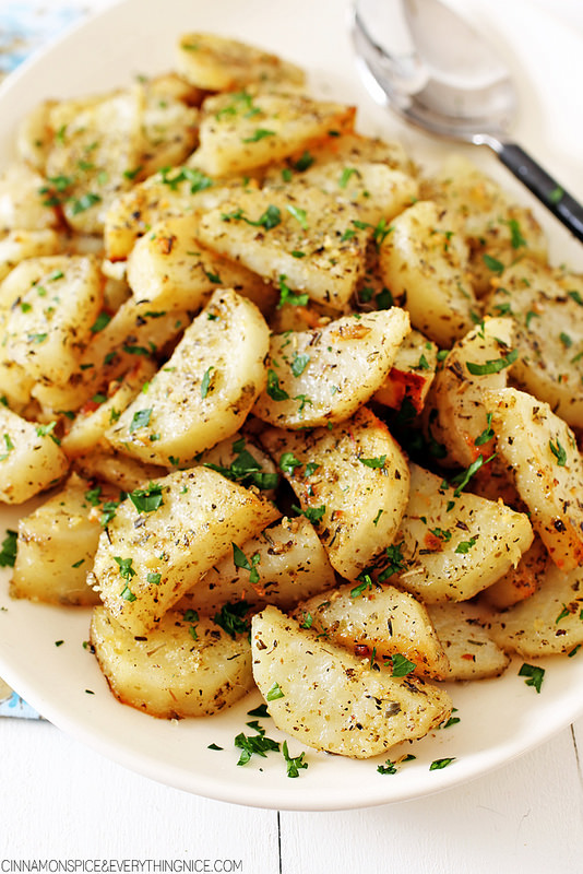 Italian Roasted Potatoes | 25+ Potato Side Dishes