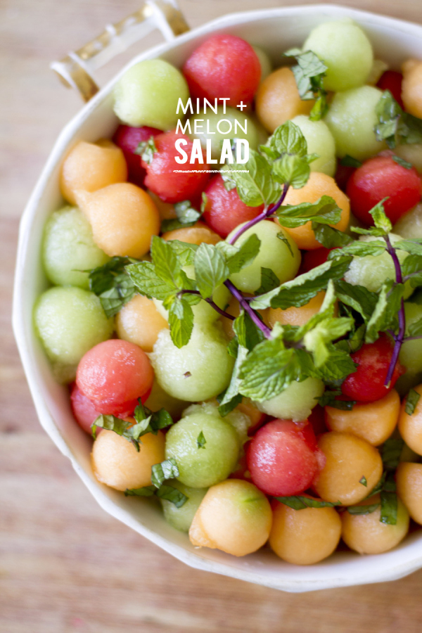 Mint Melon Salad | 25+ Watermelon recipes