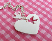 Two of Hearts Necklace | 25+ Shrinky Dink Crafts