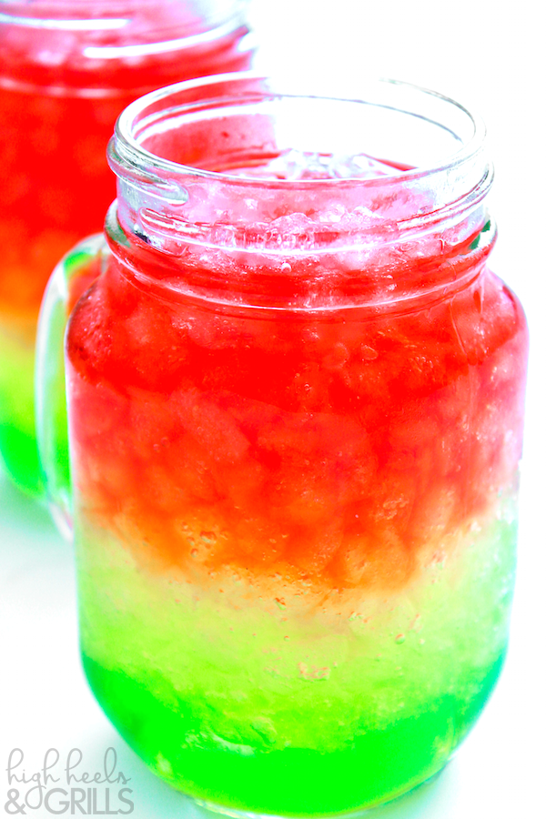 Watermelon Layer Drink | 25+ Watermelon recipes